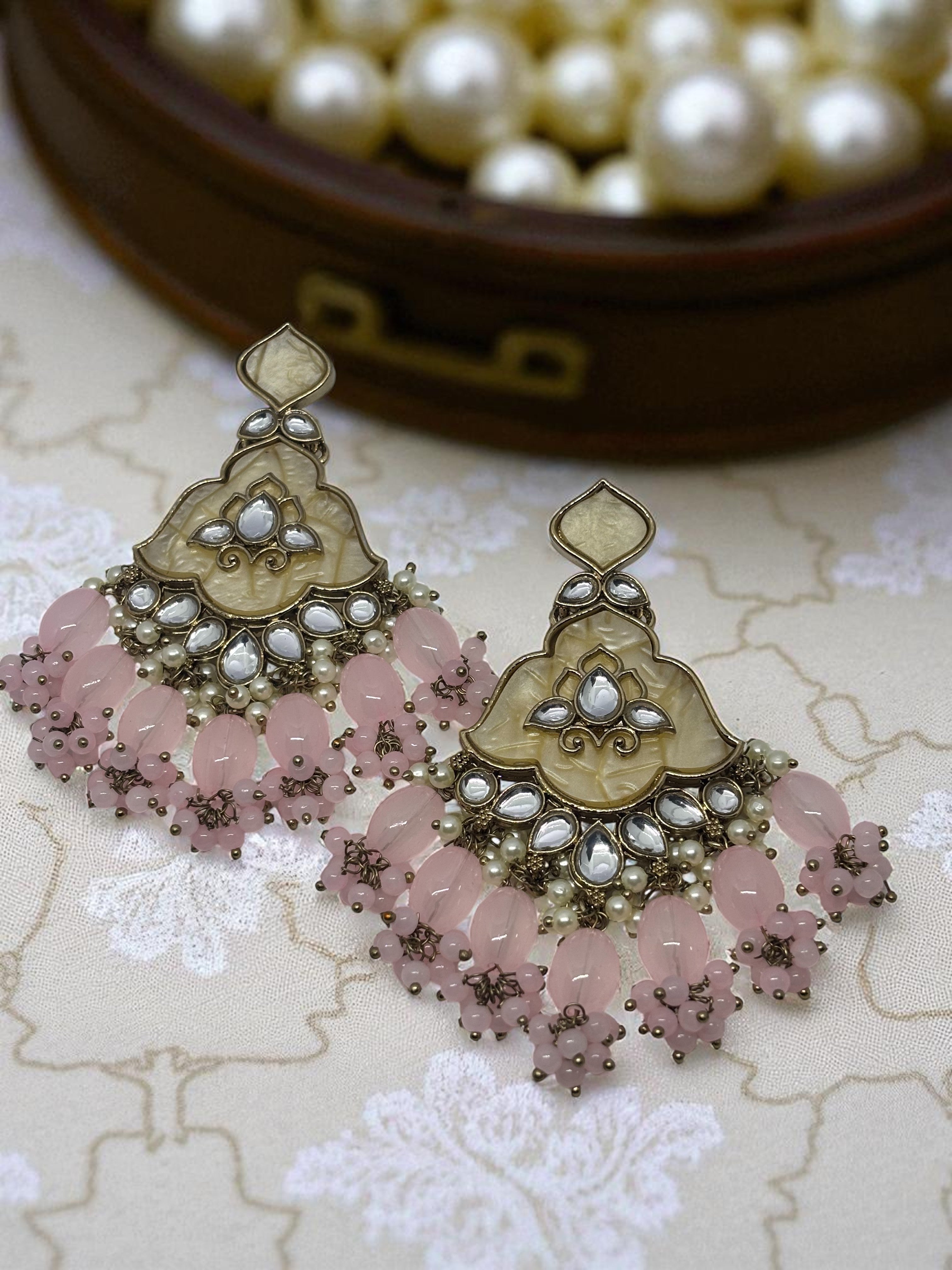 Gulnaar Kundan Polki Drops