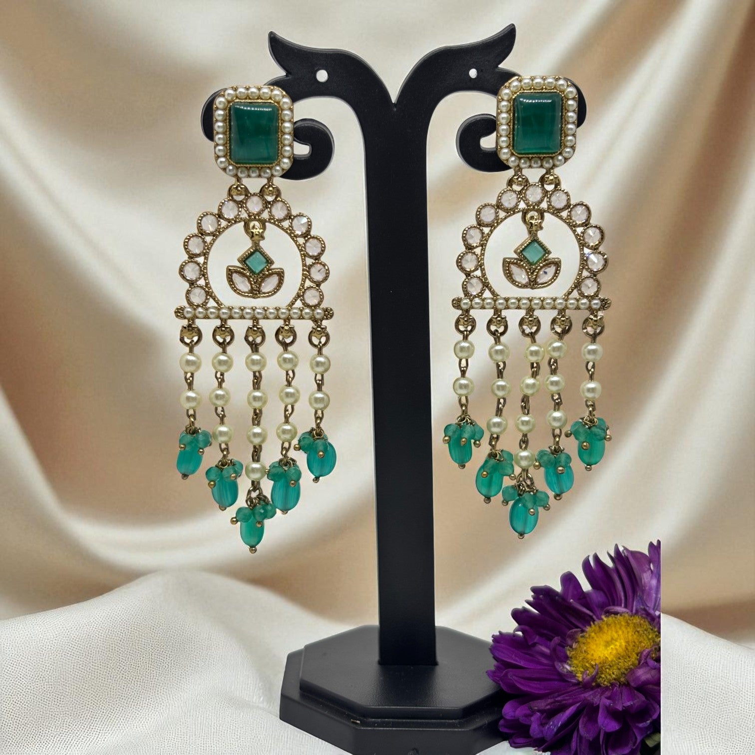 TurqAura Dangles