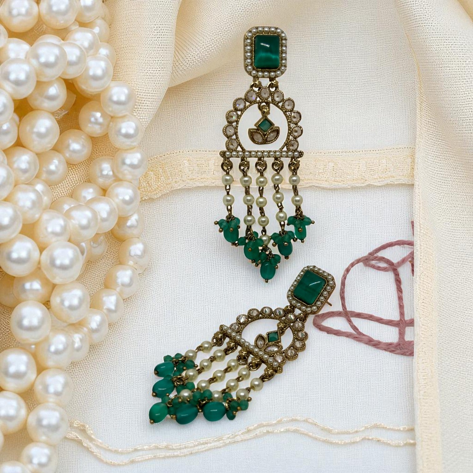 TurqAura Dangles