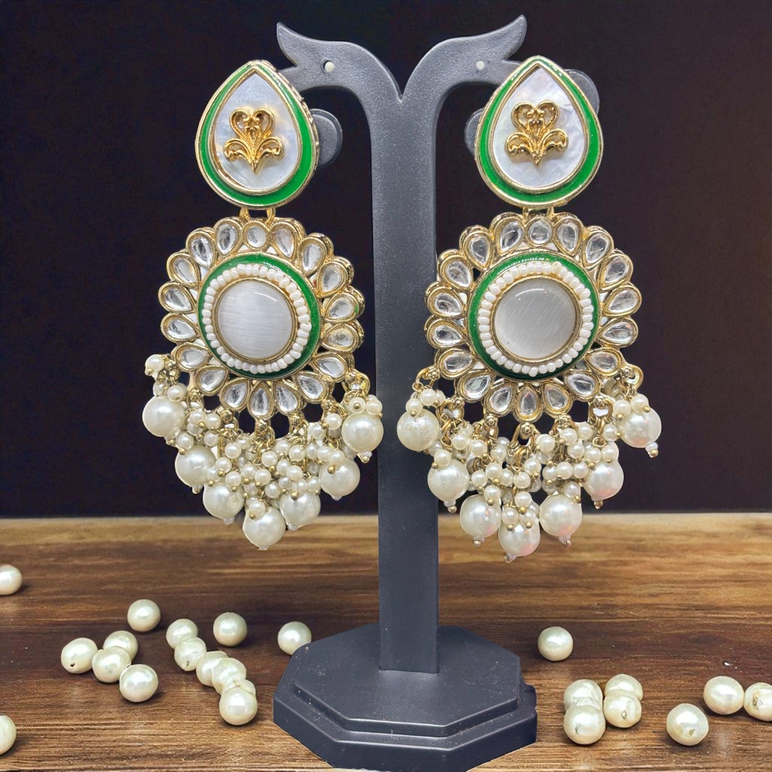 Shvetika Chandbali Earrings
