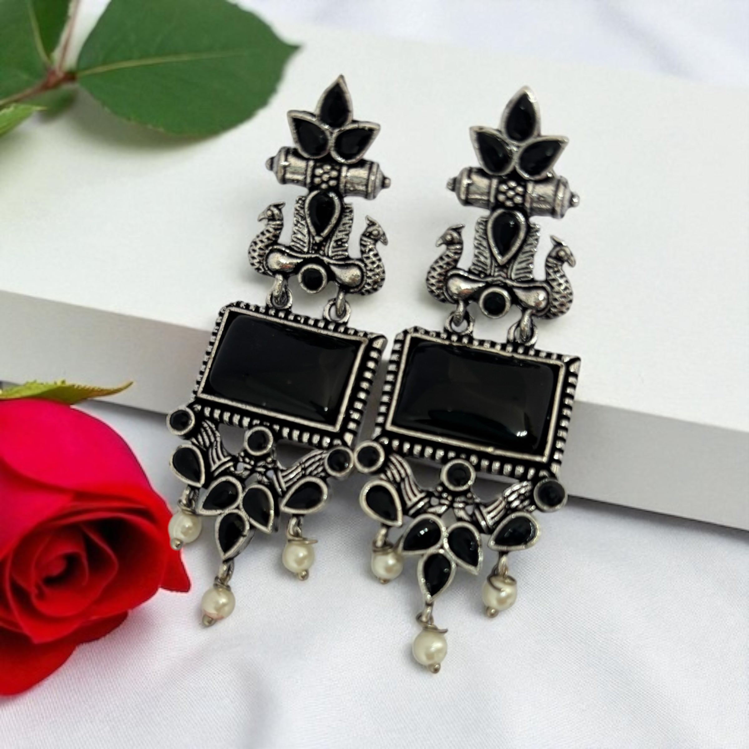 Noir Dangles