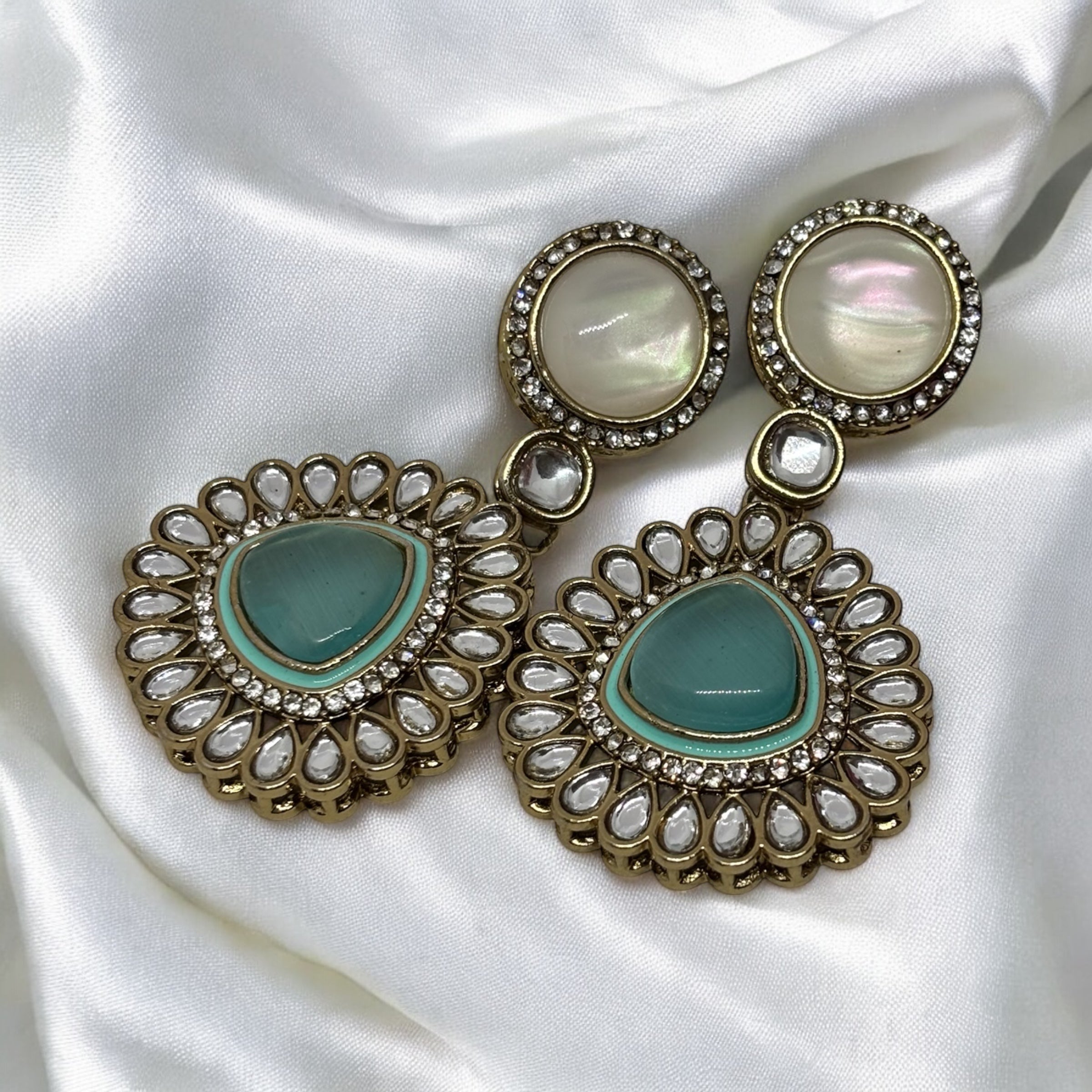 Aqua Ziya Dangles