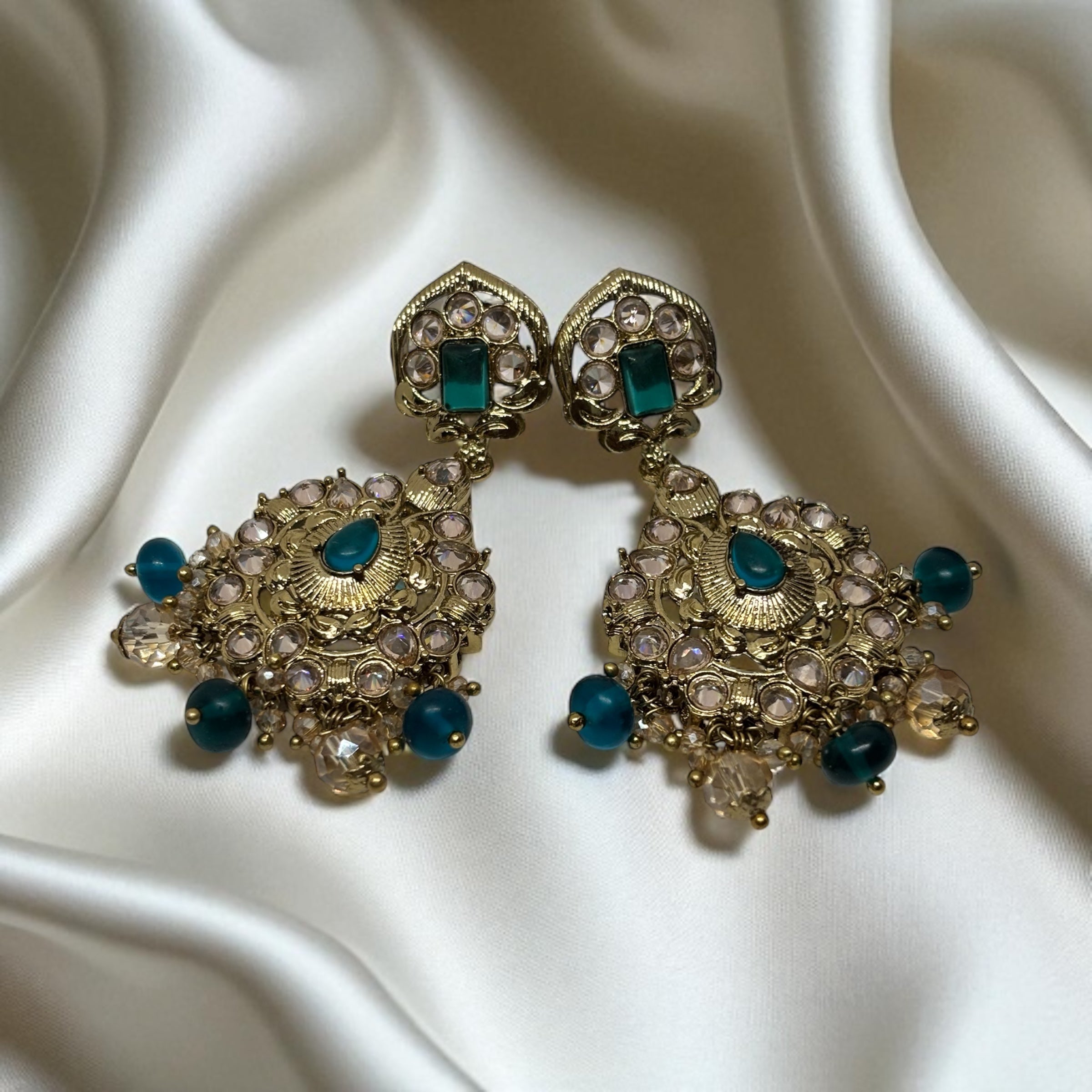 Emerald Glow Dangles