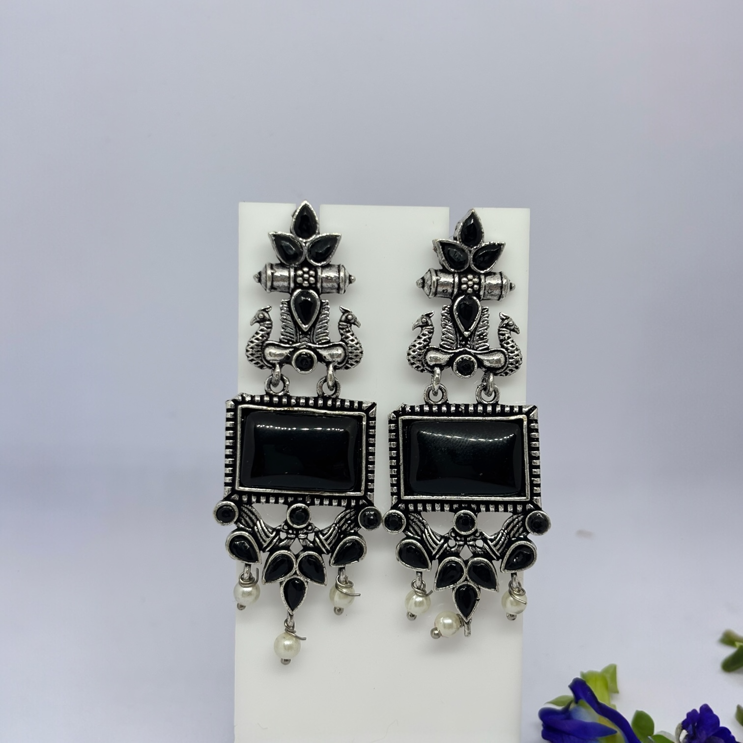 Noir Dangles