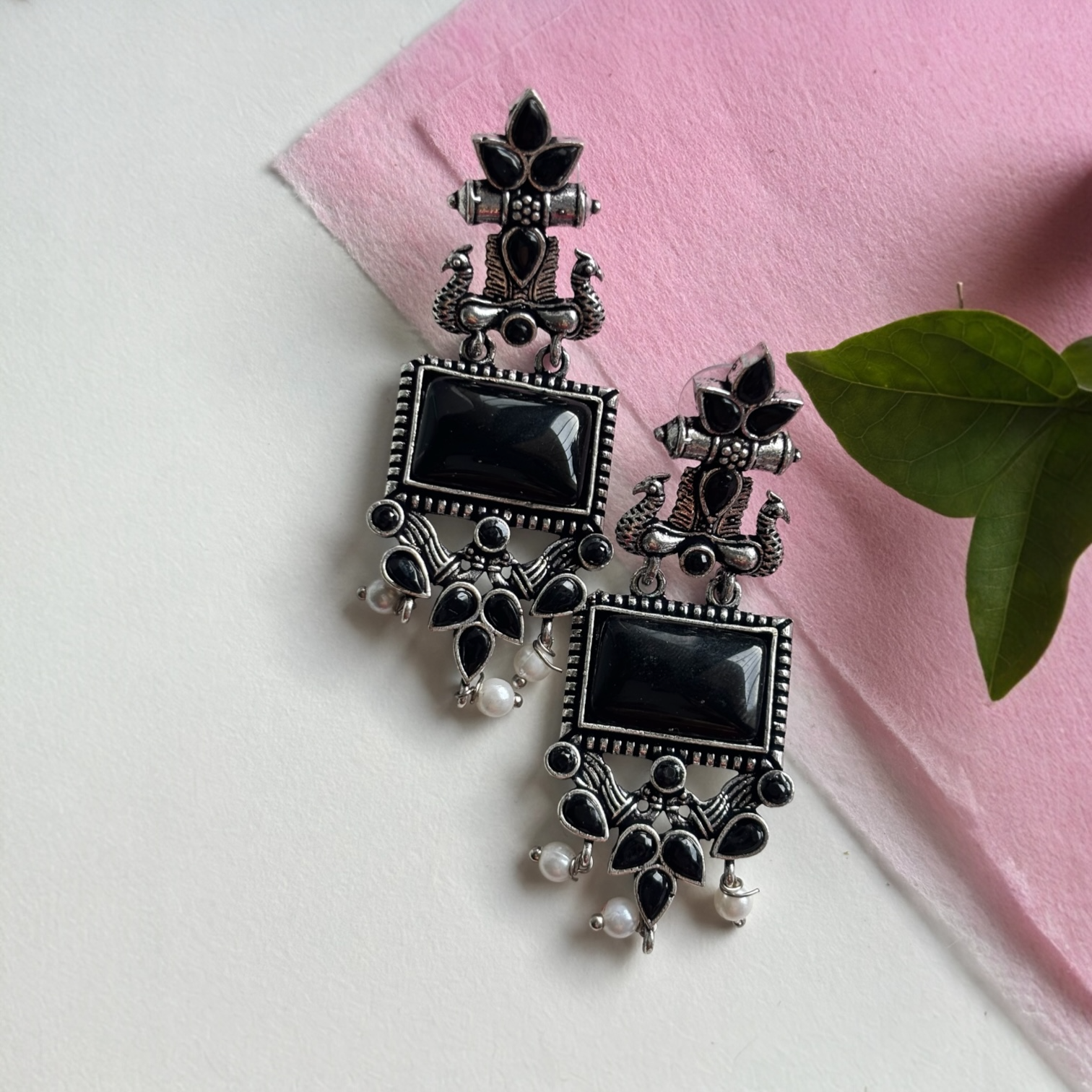 Noir Dangles