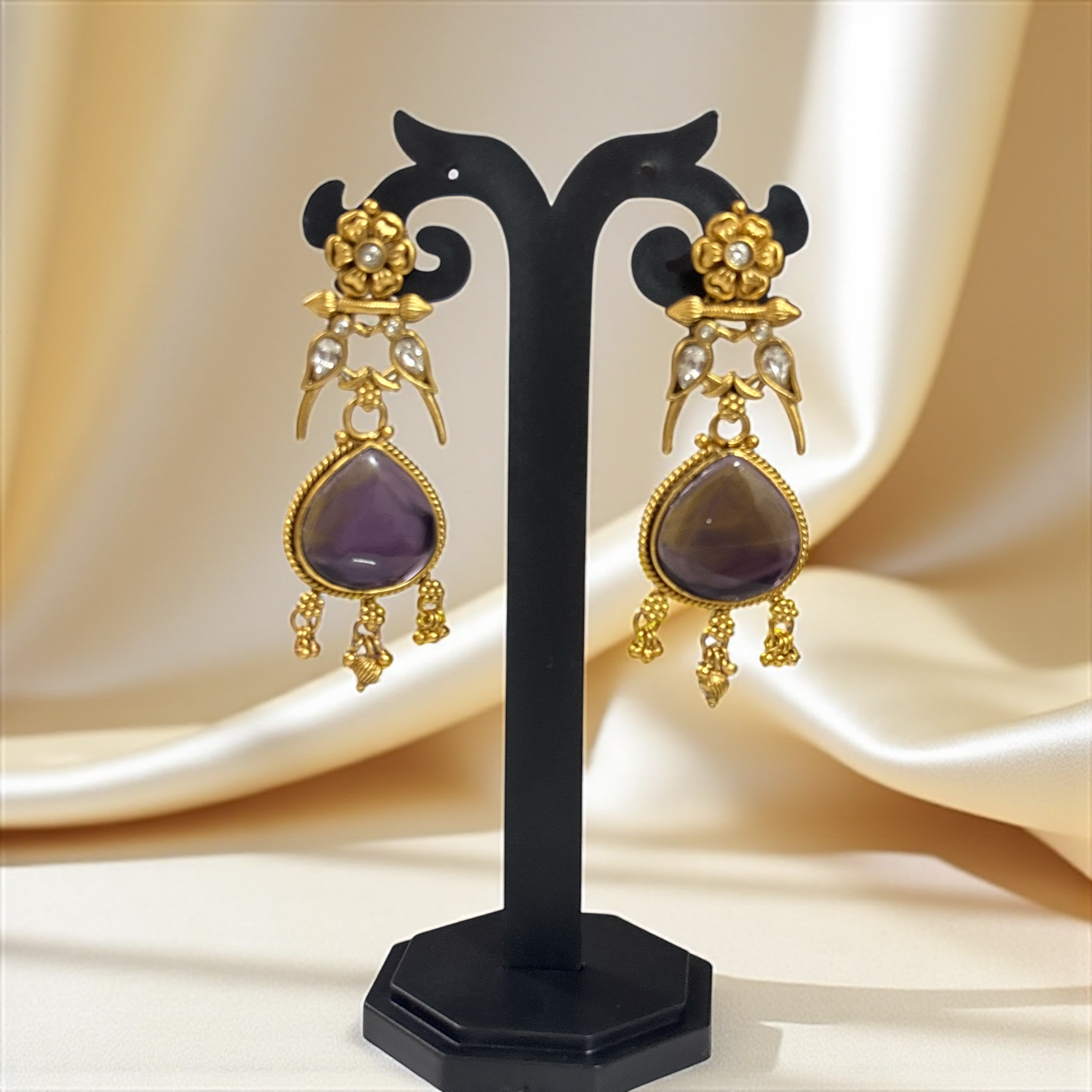 Royal Wine Colour Dangles