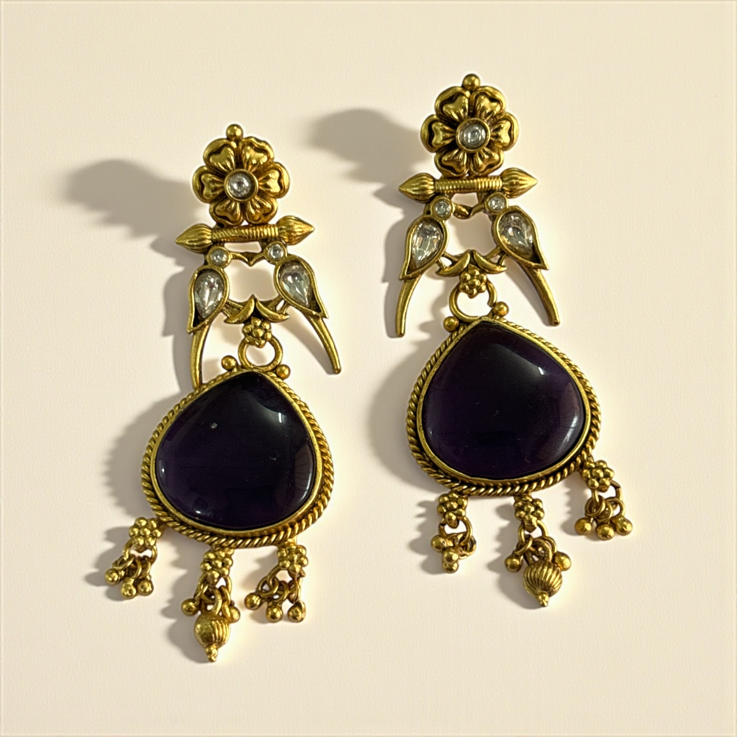 Royal Wine Colour Dangles