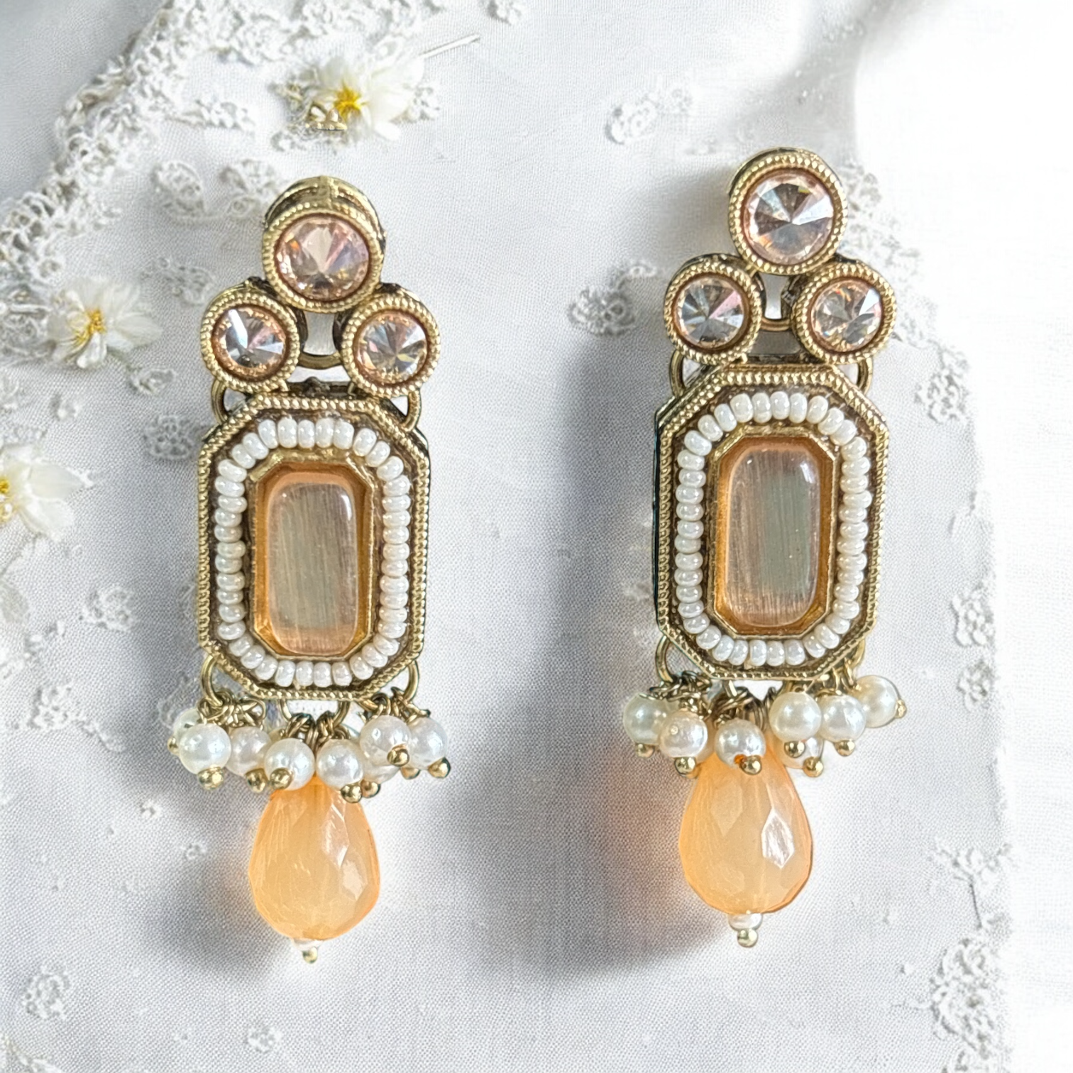 Golden Aura Dangles